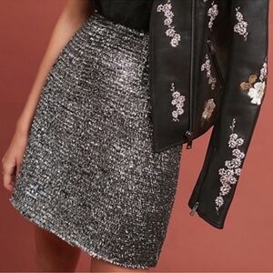 Anthropologie Hutch sequin sparkle skirt